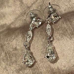 Elegant Rhinestone Dangle Earrings